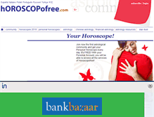 Tablet Screenshot of en.horoscopofree.com