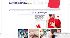 Desktop Screenshot of fr.horoscopofree.com