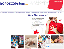 Tablet Screenshot of fr.horoscopofree.com